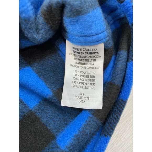 Legendary Whitetails Men's Navigator Fleece Button Up Long Sleeve Plaid Large‎ - Picture 6 of 11